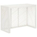 Air Conditioner Cover White 110 x 50 x 80 cm Steel 8014109