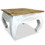 ZNTS Side Table Solid Reclaimed Wood 50x50x35 cm 244506