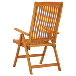 ZNTS Folding Garden Chairs 2 pcs Solid Wood Eucalyptus 316069