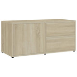 TV Cabinet Sonoma Oak 80x34x36 cm Engineered Wood 801853
