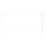 Field Fence Silver 50 x 0.8 m Galvanised steel 42005832