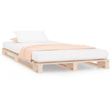 Pallet Bed without Mattress 90x200 cm Solid Wood 821377