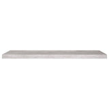 Floating Wall Shelves 4 pcs Concrete Grey 90x23.5x3.8 cm MDF 326605
