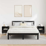 Bedside Cabinet with Drawer 2 pcs Black oak 40 x 35 x 47.5 cm 880602