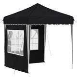 Pop-up Party Tent 195 x 195 x 245 cm Anthracite Oxford Fabric 42019726