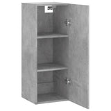 Wall Mounted Cabinet Concrete Grey 34.5x34x90 cm 828840