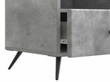 TV Cabinet Concrete Grey 102 x 34.5 x 50 cm Engineered Wood 895598