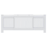Engineered Wood Radiator Cover White 205 cm 325547
