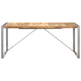 Dining Table 180x90x75 cm Solid Rough Mango Wood 321564