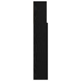 Headboard Cabinet Black Oak 100 x 19 x 103.5 cm Engineered Wood 879446