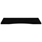 Desk Top Dark Brown 80x60x2.5 cm Solid Wood Oak Rectangular 4009032