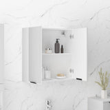 Bathroom Mirror Cabinet White 64x20x67 cm 811313