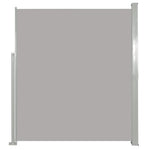 Retractable Side Awning 160 x 500 cm Grey 45464