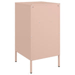 ZNTS Bedside Cabinets 2 pcs Pink 36x39x68 cm Steel 843069