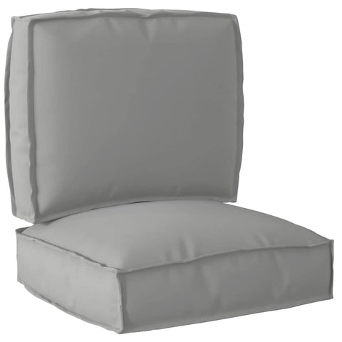 Pallet Cushion Set 2 pcs Grey 50 x 50 x 12 cm Oxford fabric 3329040