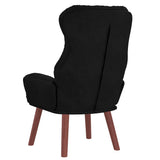 Armchair Black 69 x 74 x 93 cm Velvet 42001893