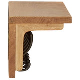 Coat Rack 60x16x16 cm Solid Oak Wood 289191