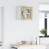 Wall Glass Cabinet LUCCA Sonoma Oak 40 x 31 x 40 cm 884838