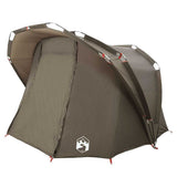 Fishing Tent 4-Person Brown Waterproof 4009396