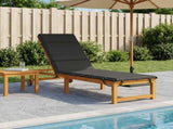 Sunlounger Cushion GEMERT 100% Polyester Anthracite 948512