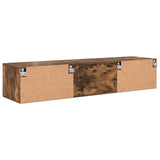 Wooden Cabinet Smoked Oak 150 x 39 x 30 cm Engineered Wood 880236