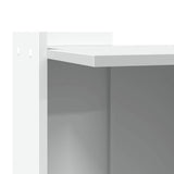 Cat Litter Box Enclosure White 53x53x51 cm Engineered Wood 857751