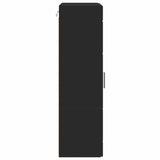 Wooden Cabinet Black 50 x 29 x 100 cm Engineered Wood 880222