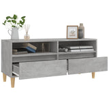 TV Cabinet Concrete Grey 100x34.5x44.5 cm Engineered Wood 831897