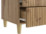 Bedside Cabinet Artisan Oak 43 x 34.5 x 48 cm Engineered Wood 894543