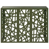 Air Conditioner Cover Olive Green 110 x 50 x 80 cm Steel 8014167