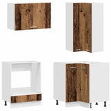 Kitchen Unit LYON 8 pcs Old Wood Engineered Wood 3438513