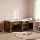 Kids'High Bed Frame 2 pcs Smoked Oak 90 x 200 cm 3422559