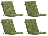 4-Piece High Back Bhair Cushions GEMERT 4 pcs 100% Polyester 945928