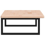 Basin Shelf Wall Mounted Steel and Solid Wood Oak 3302385