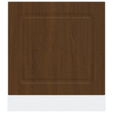 Dishwasher Panel Kalmar Brown Oak 60x1.5x57 cm Engineered Wood 853664