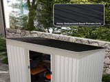 Set of 12 Corrugated Steel Roof Sheet Panels - Dark Grey T3398P377583