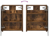 Bathroom Cabinet Set 3 pcs 80 x 10.5 x 50 cm Engineered wood 3403652