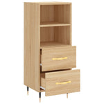 ZNTS Sideboard Sonoma Oak 34.5x34x90 cm Engineered Wood 828647