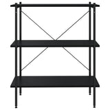 3-Tier Shelving Unit Black 80x40x92 cm 336339