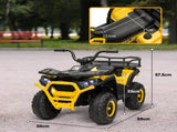 12V Kids Electric Ride on ATV, Battery-Powered Quad Bike w/ Spring Suspension, Forward Backward, T3398P347552