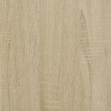 ZNTS Wall-mounted Bedside Cabinets 2 pcs Sonoma Oak 45x30x35 cm 848330
