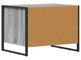 Bedside Table Grey Sonoma 50 x 39.5 x 50 cm Engineered Wood 886684