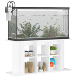 Aquarium Stand White 120x40x60 cm Engineered Wood 833591