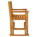Swing Bench Brown Solid acacia wood 110 cm Swing Bench 316608