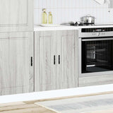 Kitchen Base Cabinet Porto Grey Sonoma Engineered Wood 853923
