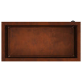 Garden Planter with LED Rusty 40 x 80 x 40 cm Weathering Steel 8008166
