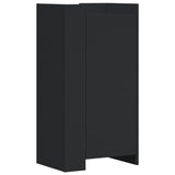 Shoe Cabinet Black 52x37.5x100 cm Engineered Wood 848438