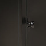 Bathroom Cabinet 40x27x90 cm Iron and Solid Wood Mango 358563