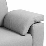 Sofa Cloud Grey 160 x 77 x 82 cm Fabric 4105225