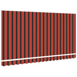 Awning Replacement Fabric Orange and Brown 4 x 2 m Polyester 42000431